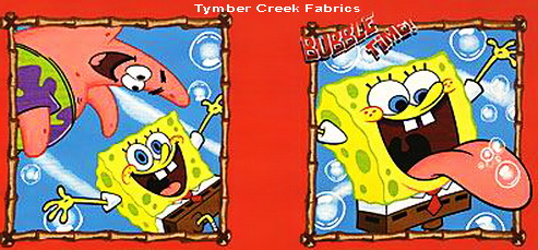 Sponge Bob Bubble Time Fabric